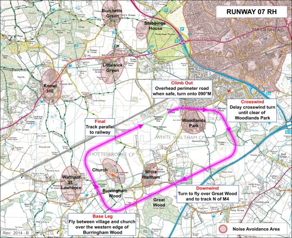 Runway 25/07 and Runway 25L/07R - West London Aero Club